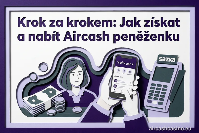 Krok za krokem: Jak získat a nabít Aircash peněženku